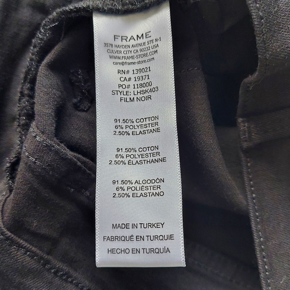 FRAME DENIM Le High Skinny Stretchy High-Rise Comfy Jeans Size 27 - Picture 10 of 14